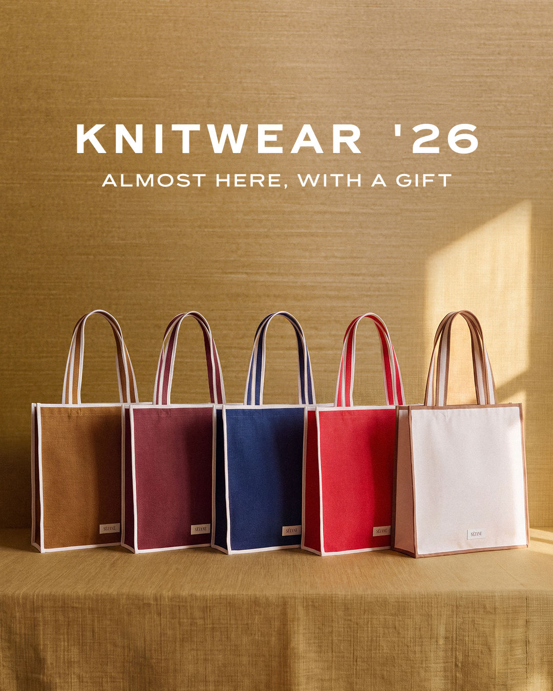 Sézane Facebook ad: Celebrate the launch with us: your order on…