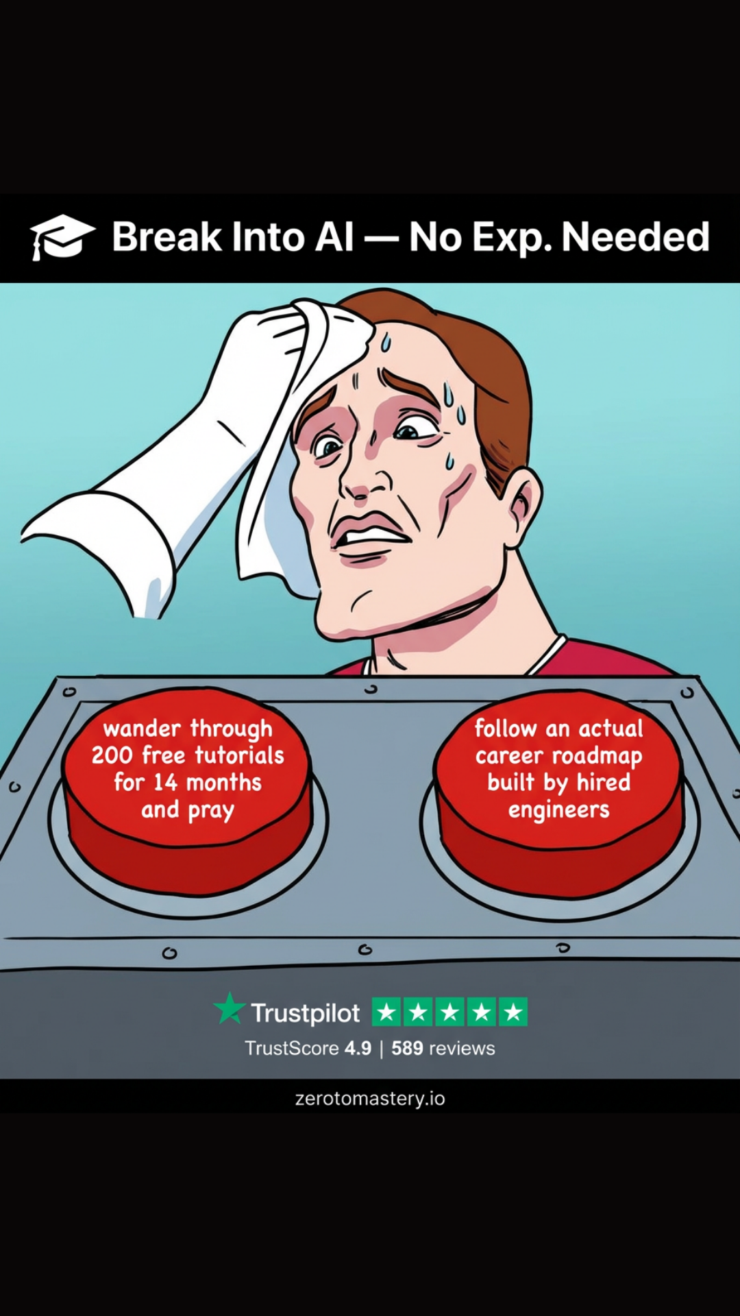 Zero To Mastery Facebook ad