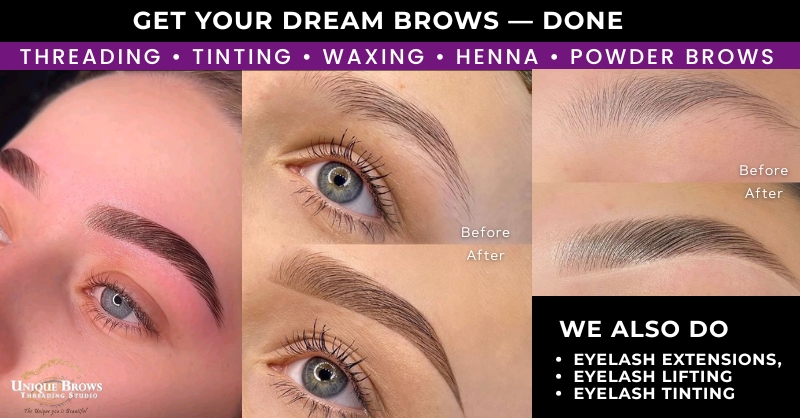Unique Brows Threading Studio Facebook ad