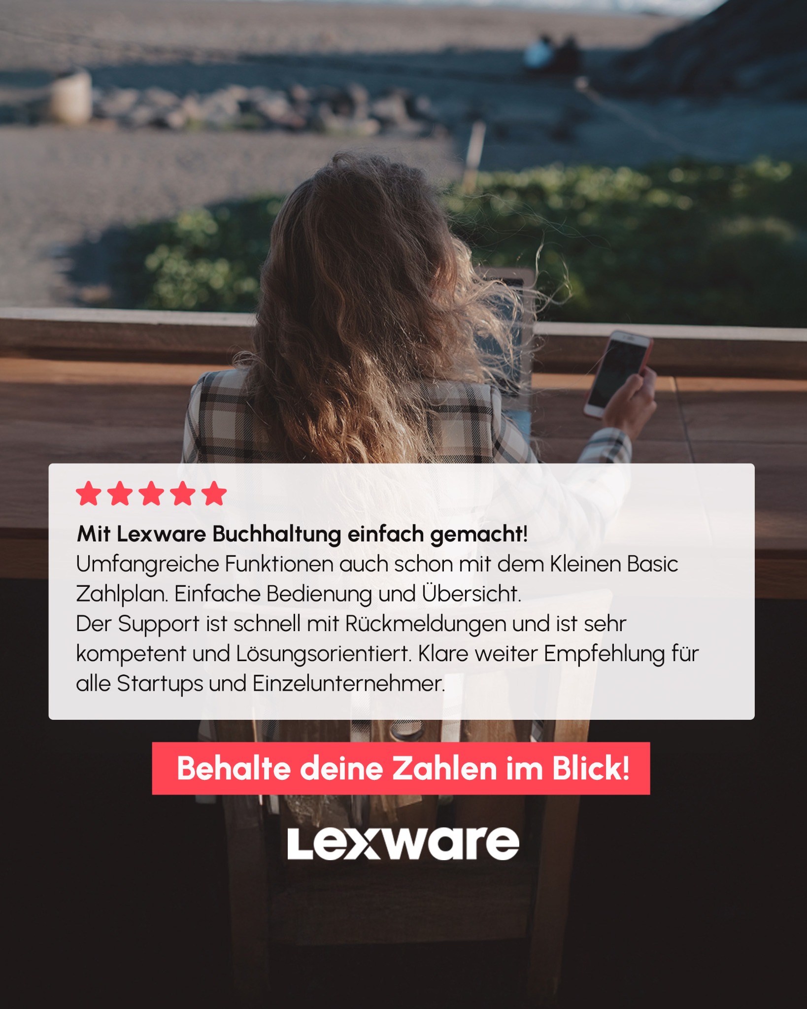 Lexware Facebook ad