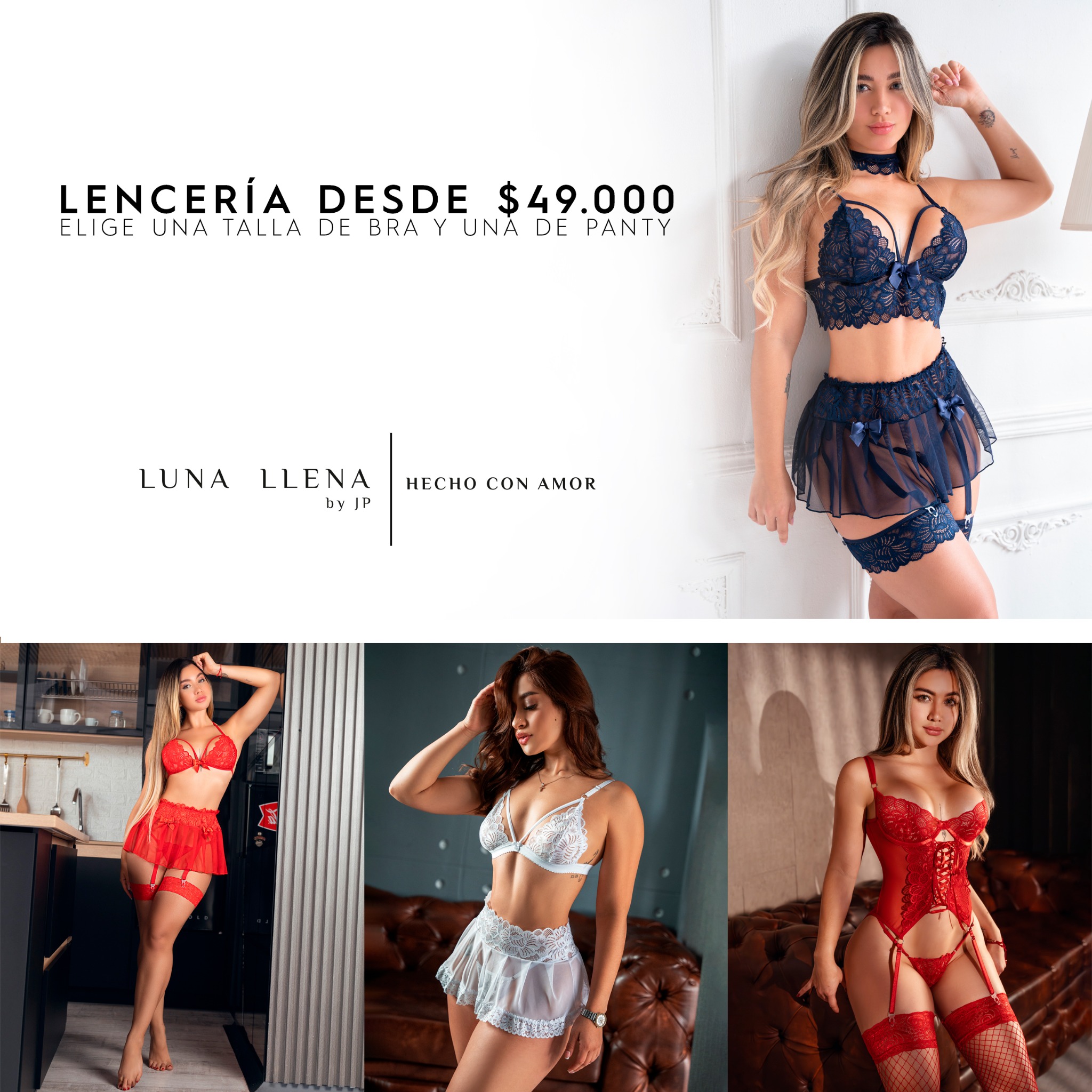 Lencería LUNA by JP Facebook ad from Sep 15, 2025