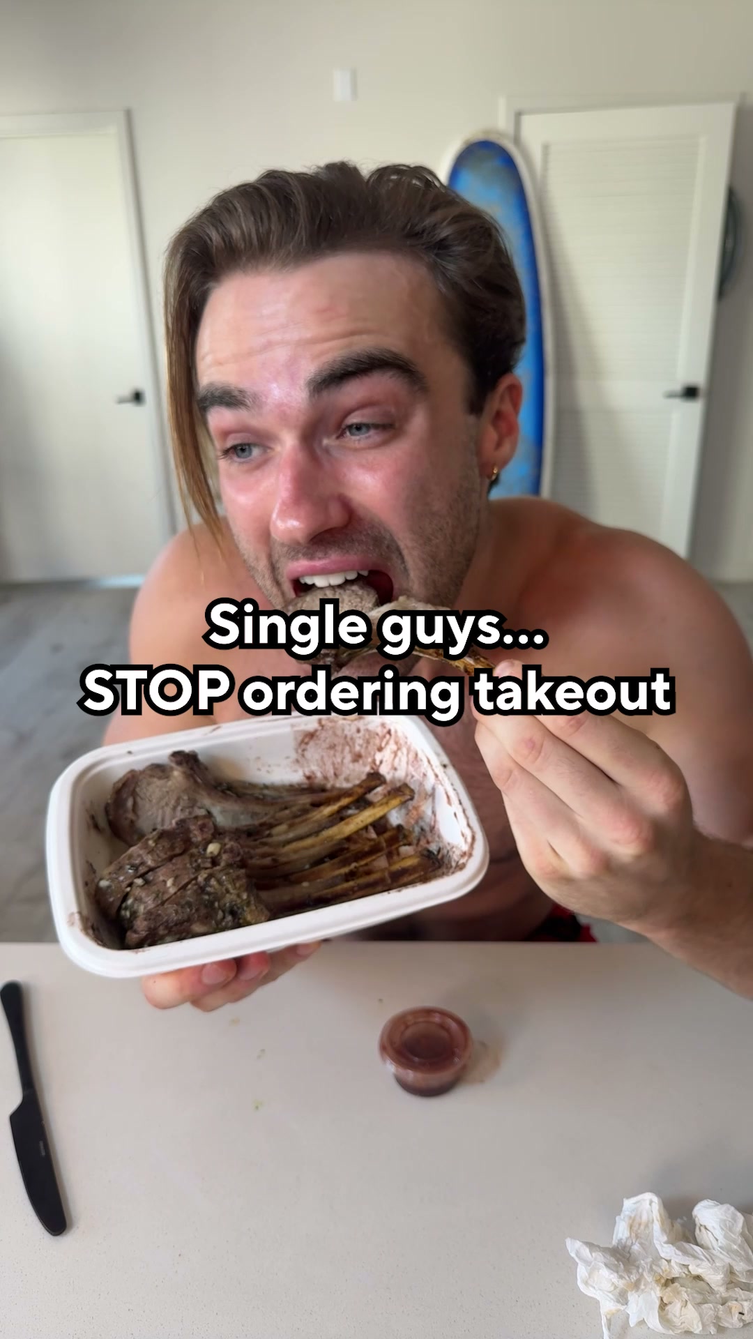 Eat Like a King Facebook ad: Click to get 50% off your first week!