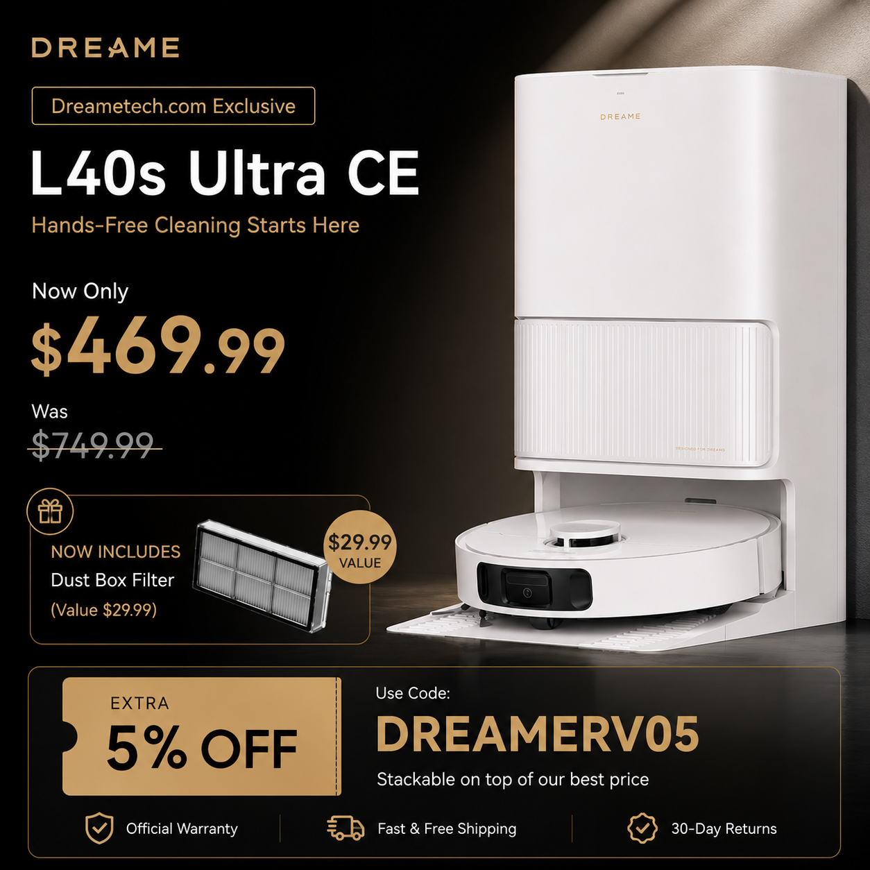 Dreame.us Facebook ad