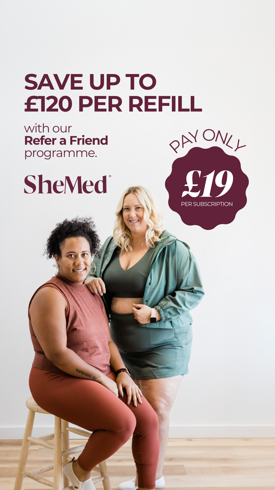 SheMed UK Facebook ad