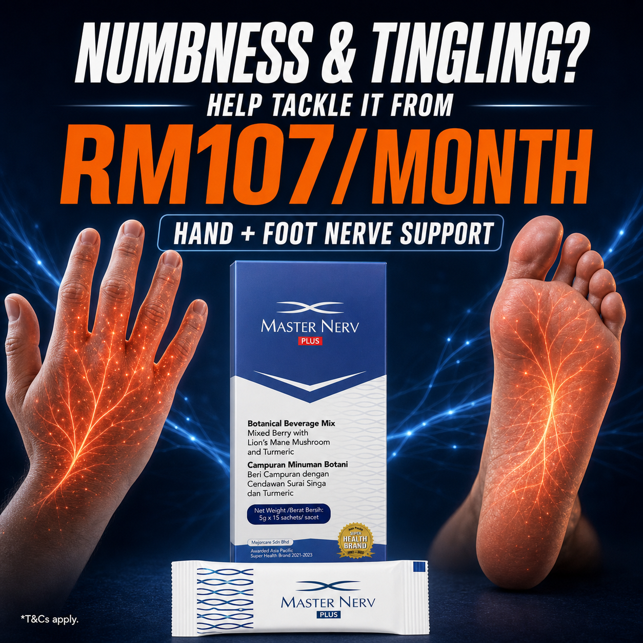 Master Nerv - Daily Nerve Health Support Facebook ad