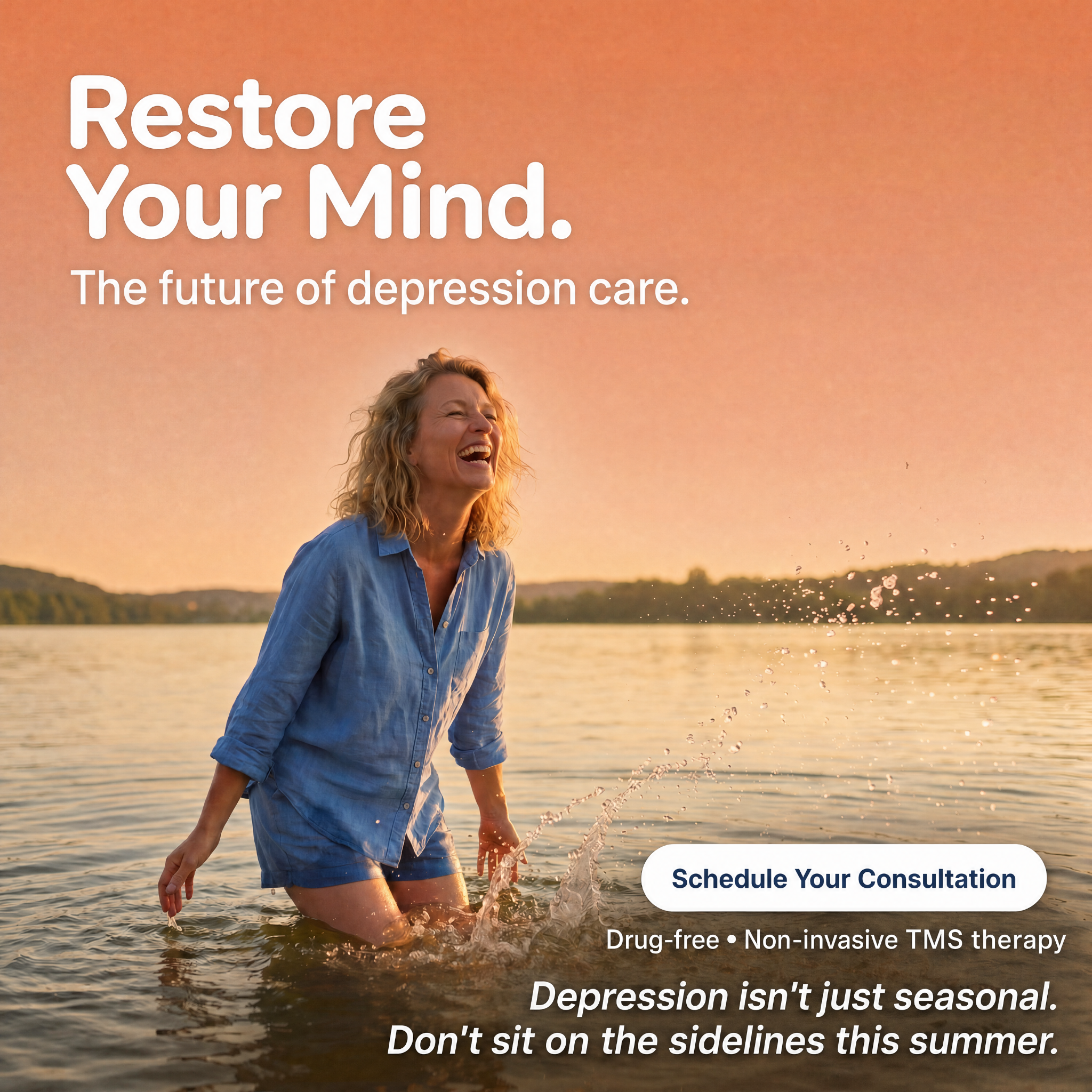 Axon Psychiatry Facebook ad: Drug Free Depression Relief