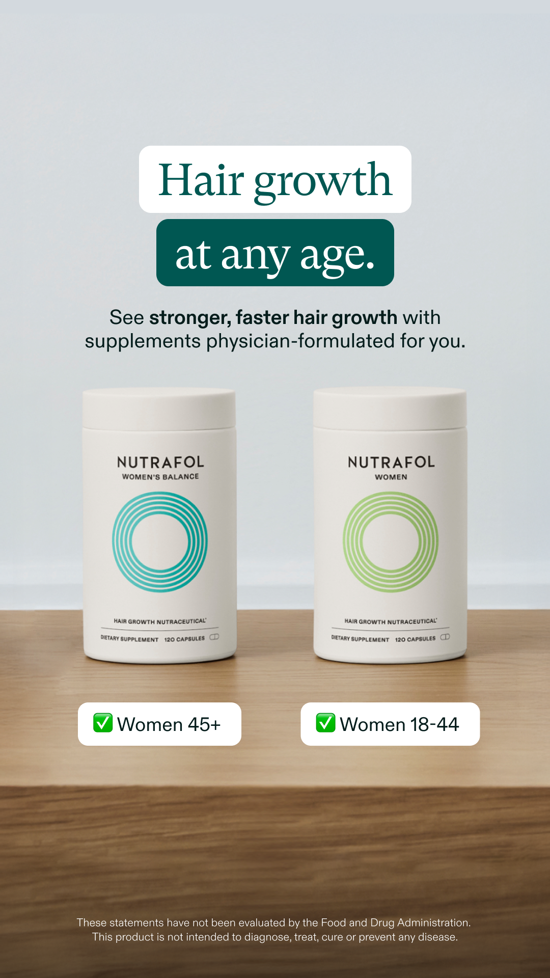 Nutrafol Facebook ad