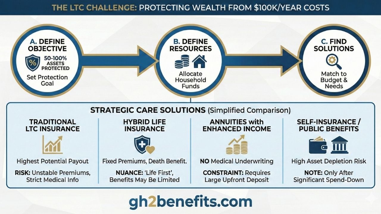 GH2 Benefits, LLC Facebook ad: The $100,000 Question: A Strategic Approach to Protecting…