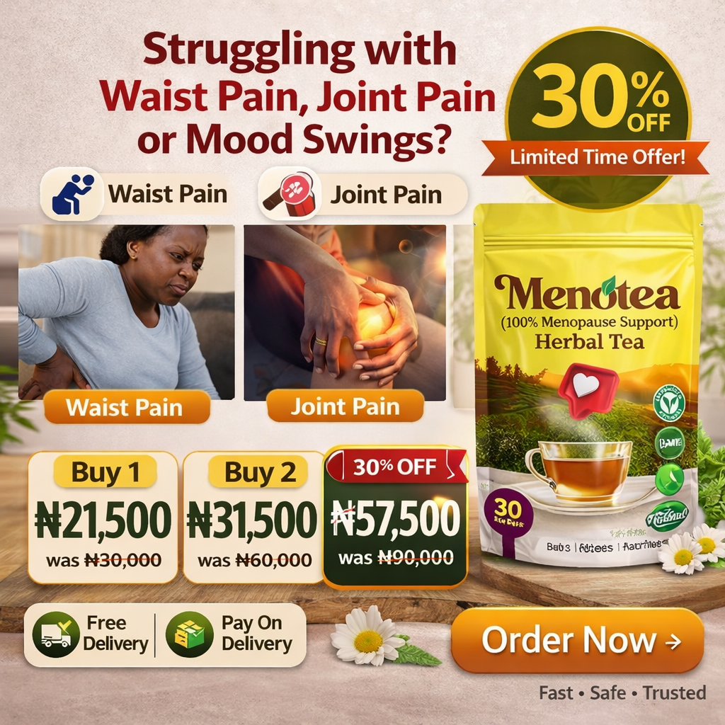 Menotea Relief Facebook ad