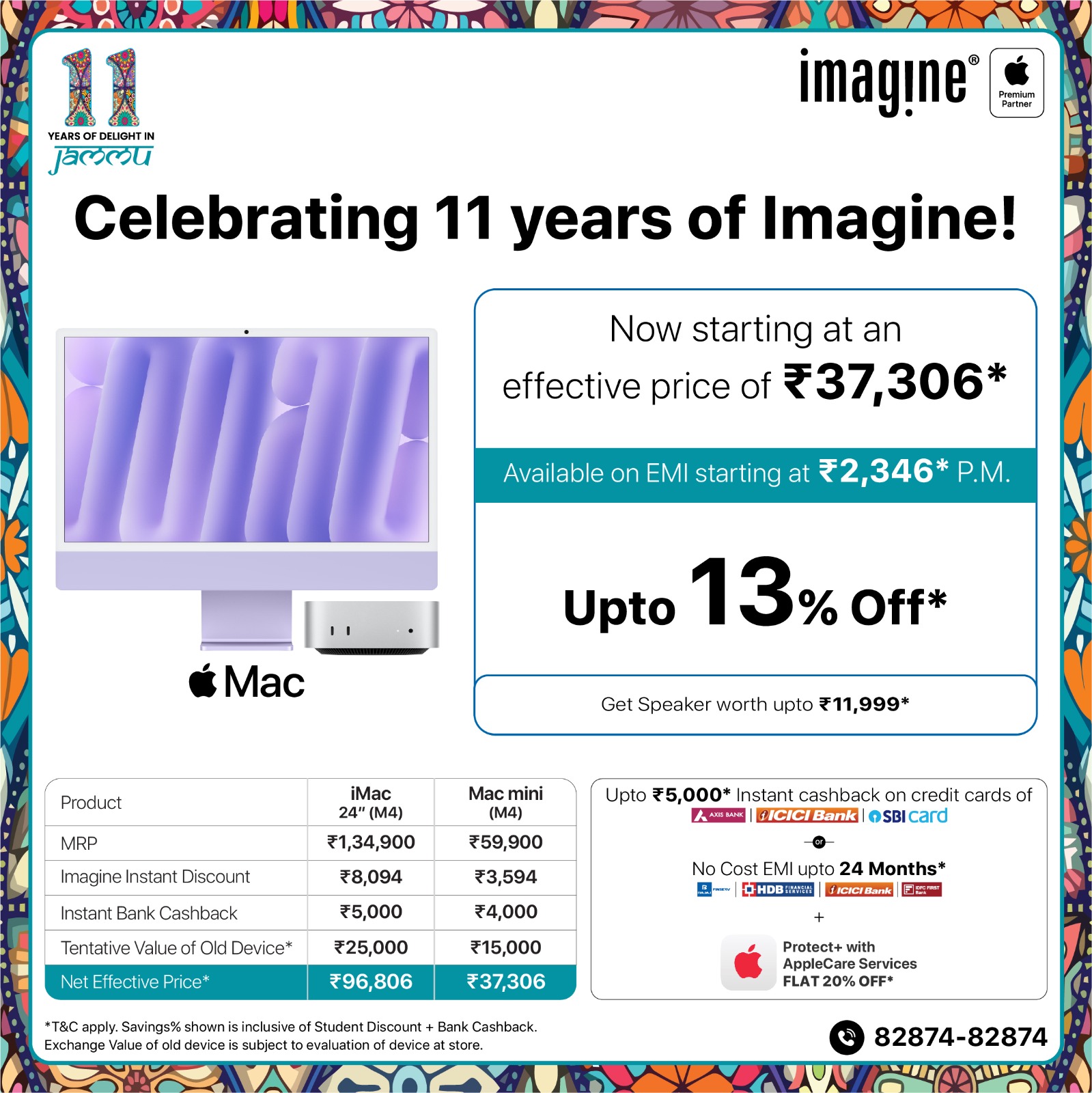 Imagine Apple Premium Partner Facebook ad