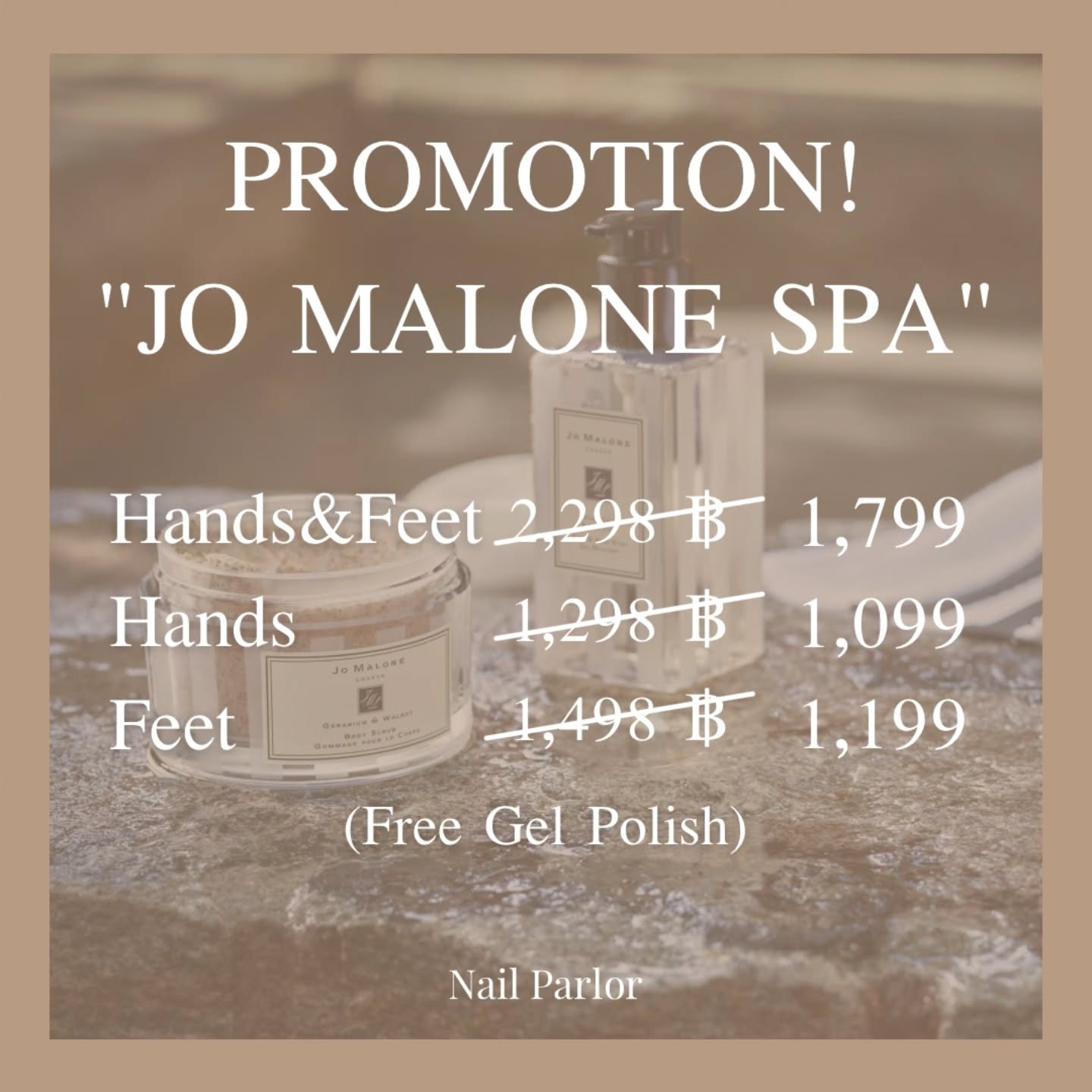 Nail Parlor Facebook ad: PROMOTION