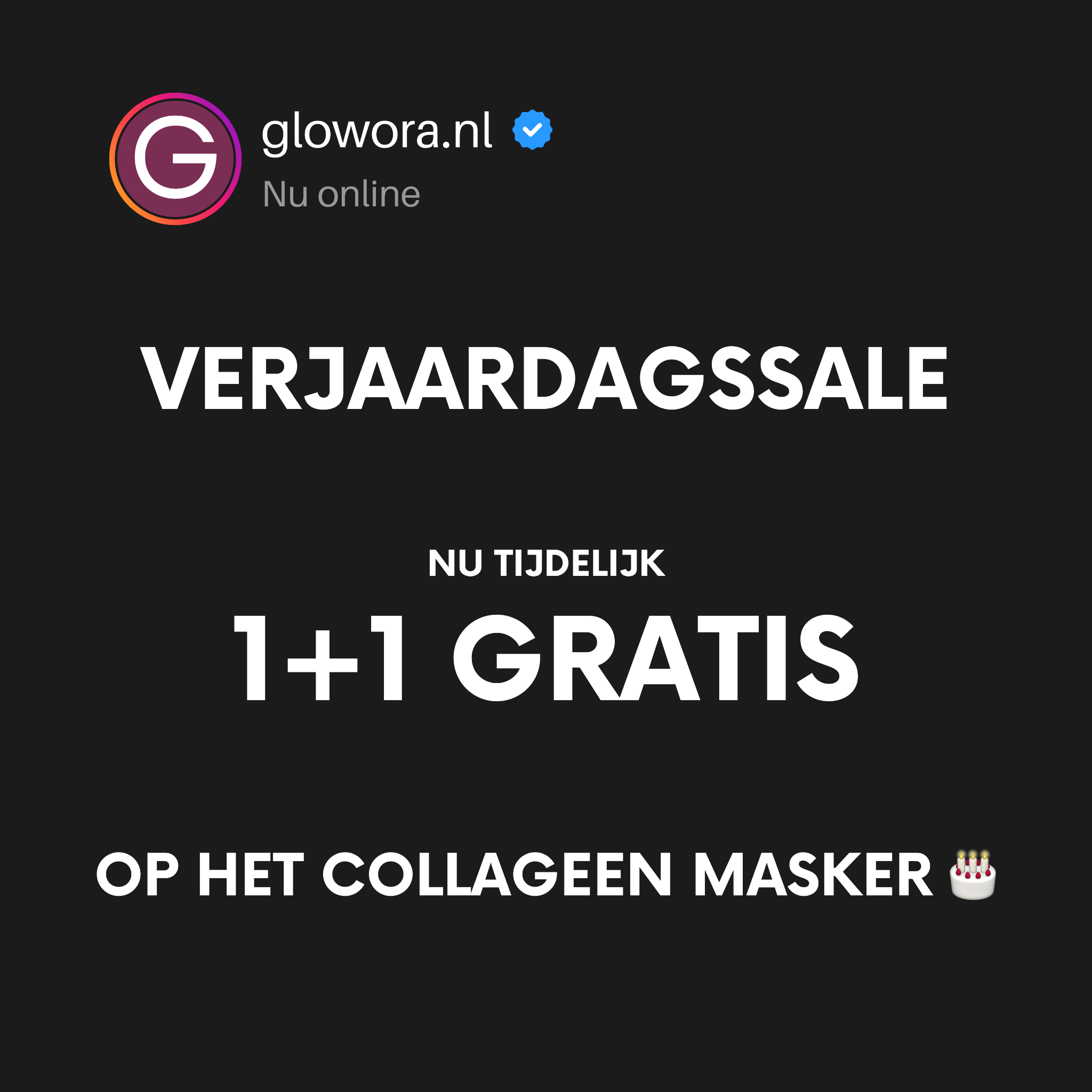Glowora Facebook ad