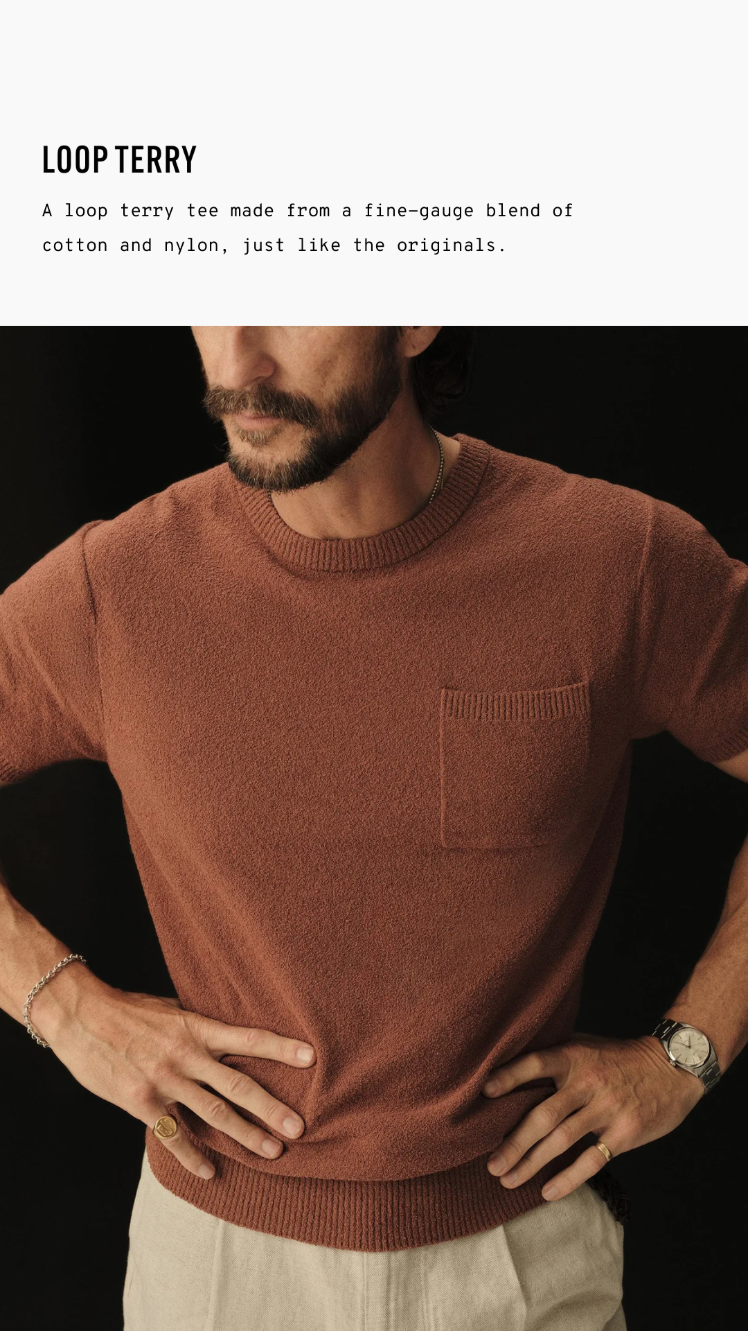 Buck Mason Facebook ad
