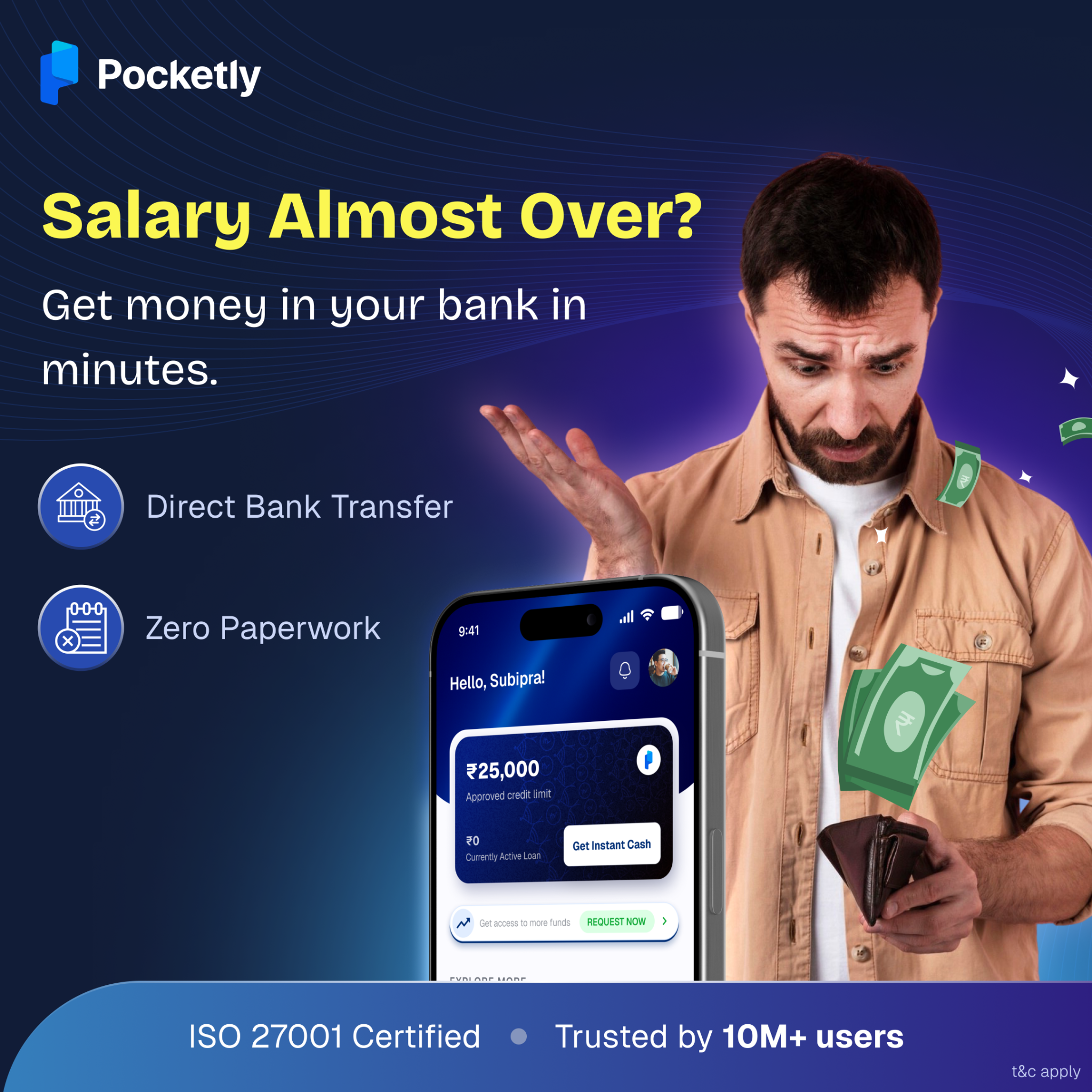 Pocketly Facebook ad