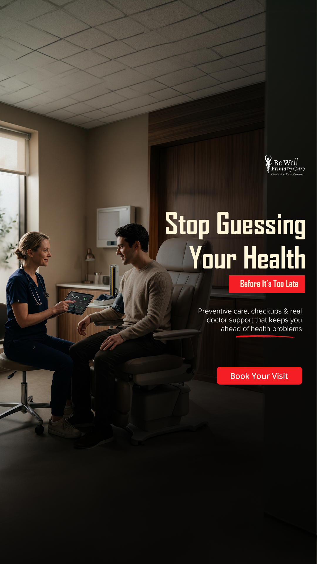 Be Well Primary Care Facebook ad