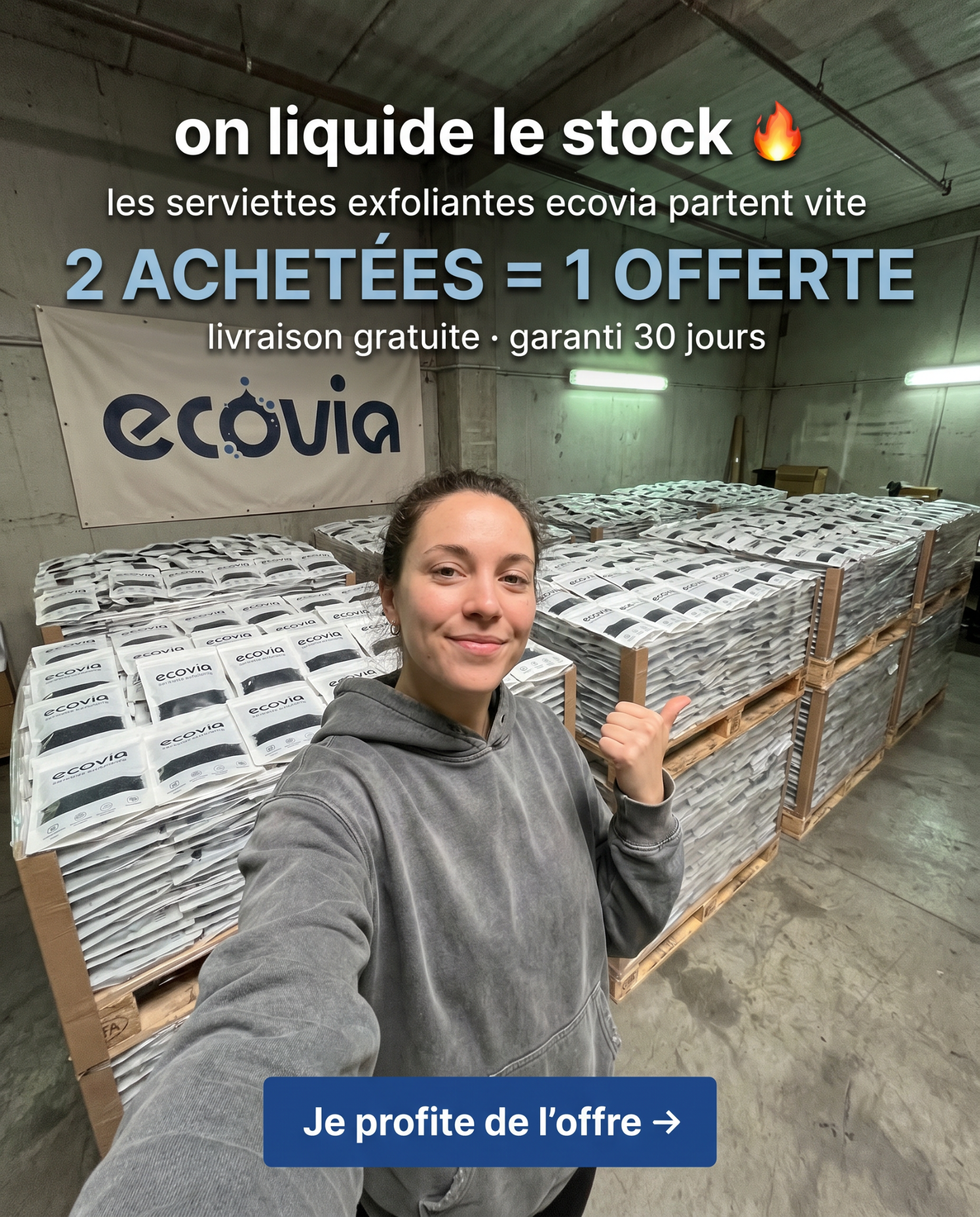 Ecovia Facebook ad: 2 +1 offerte