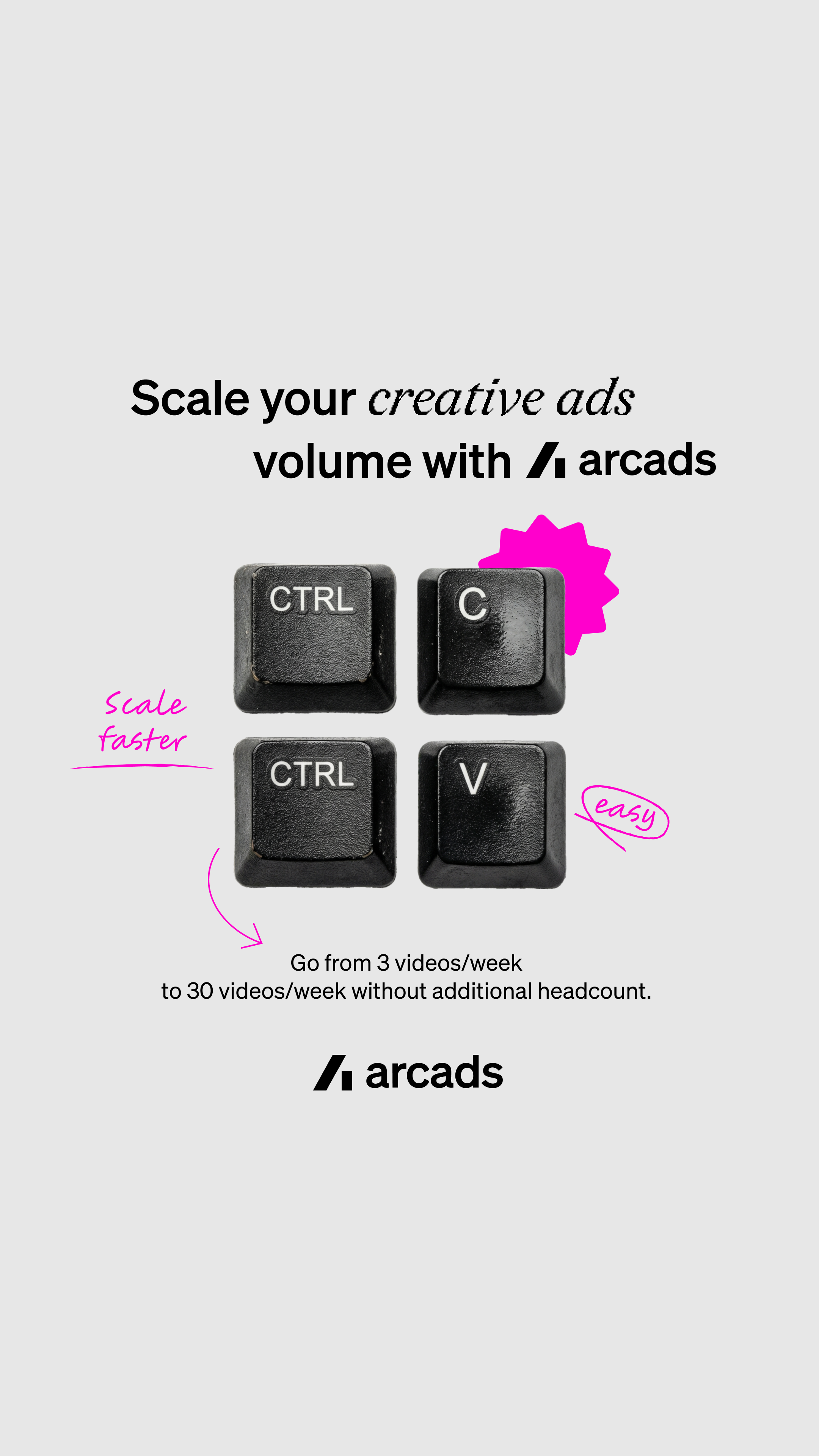 Arcads AI Facebook ad