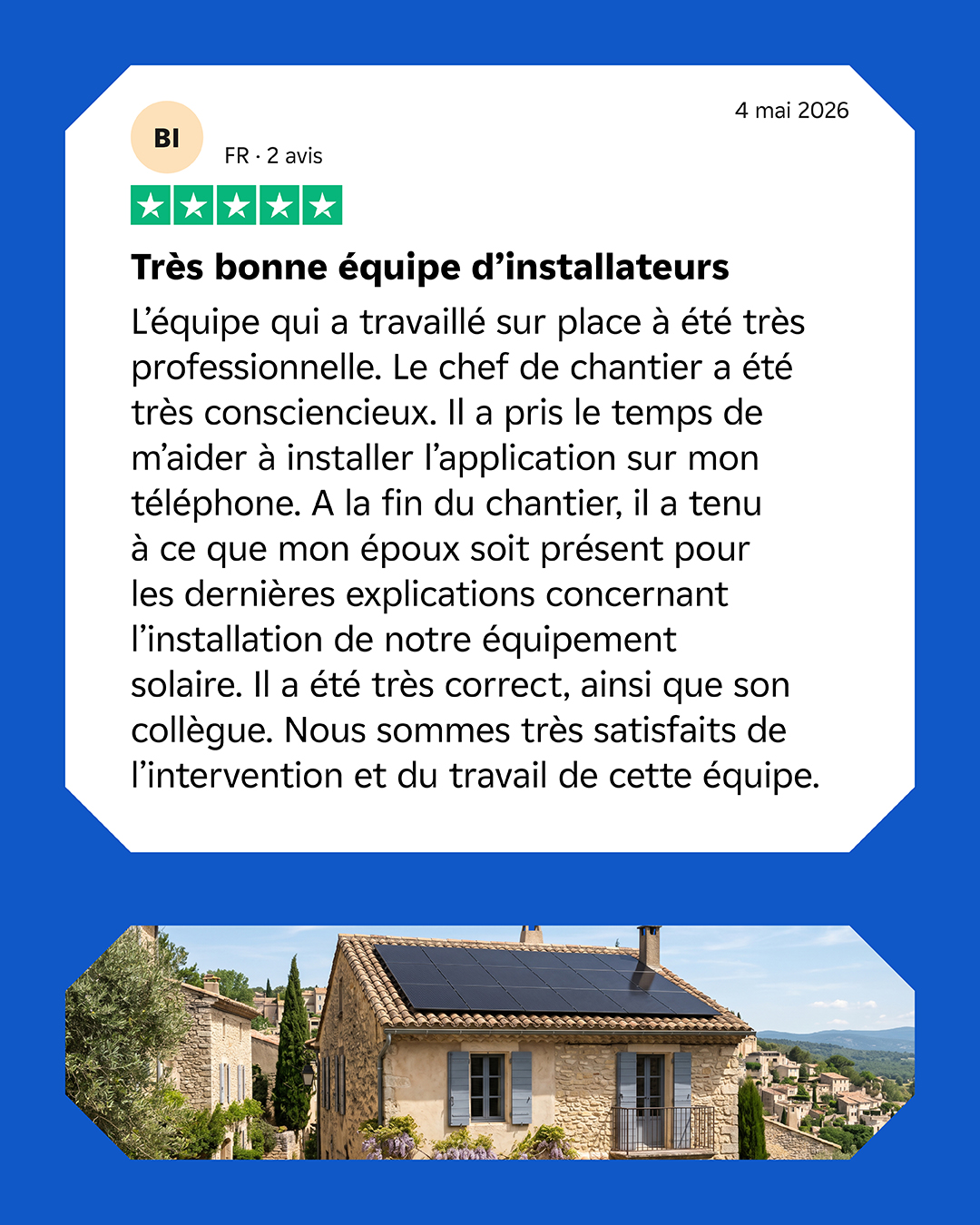 EDF solutions solaires Facebook ad: Un projet solaire, ça commence aussi par un…