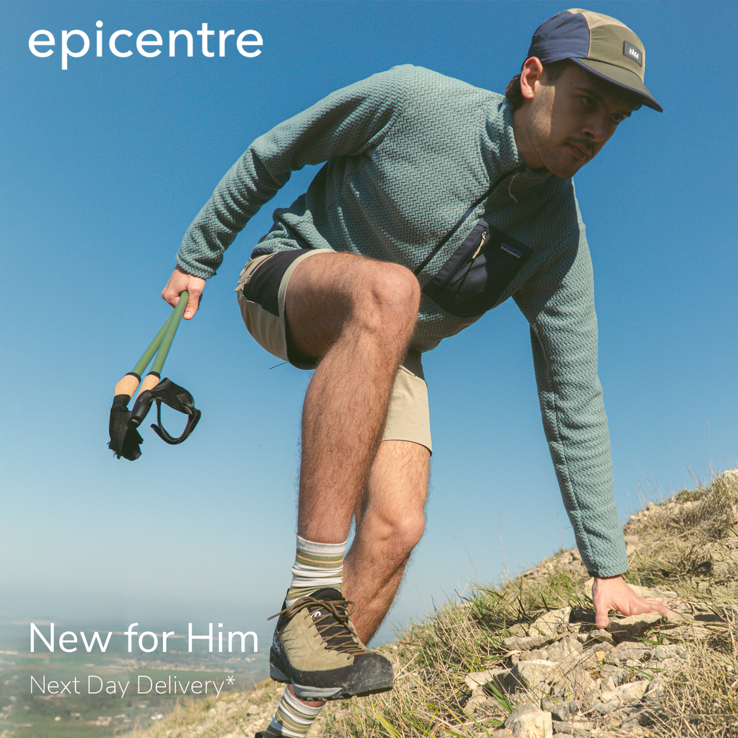 The Epicentre Facebook ad: New For Him