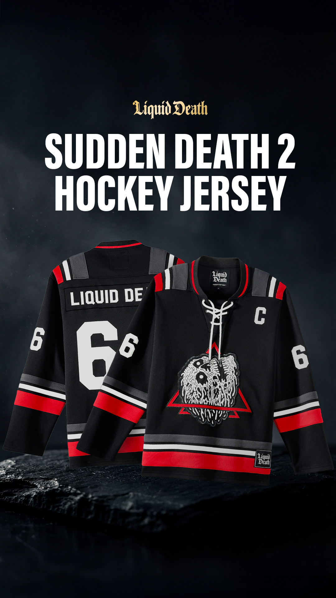 Liquid Death Facebook ad