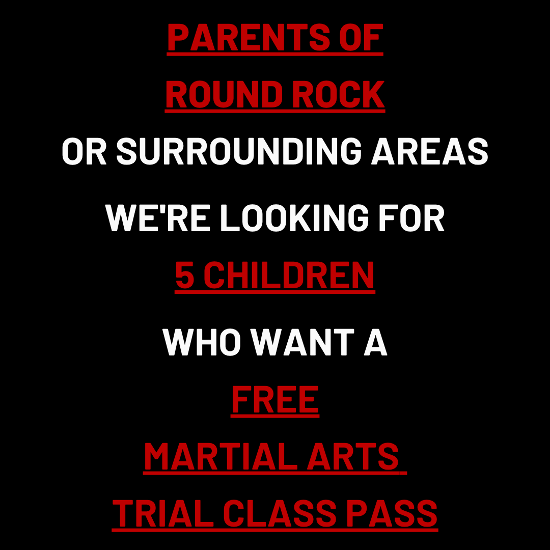 Round Rock Shaolin Do Facebook ad: Want a FREE Kids Martial Arts Trial Class Pass?