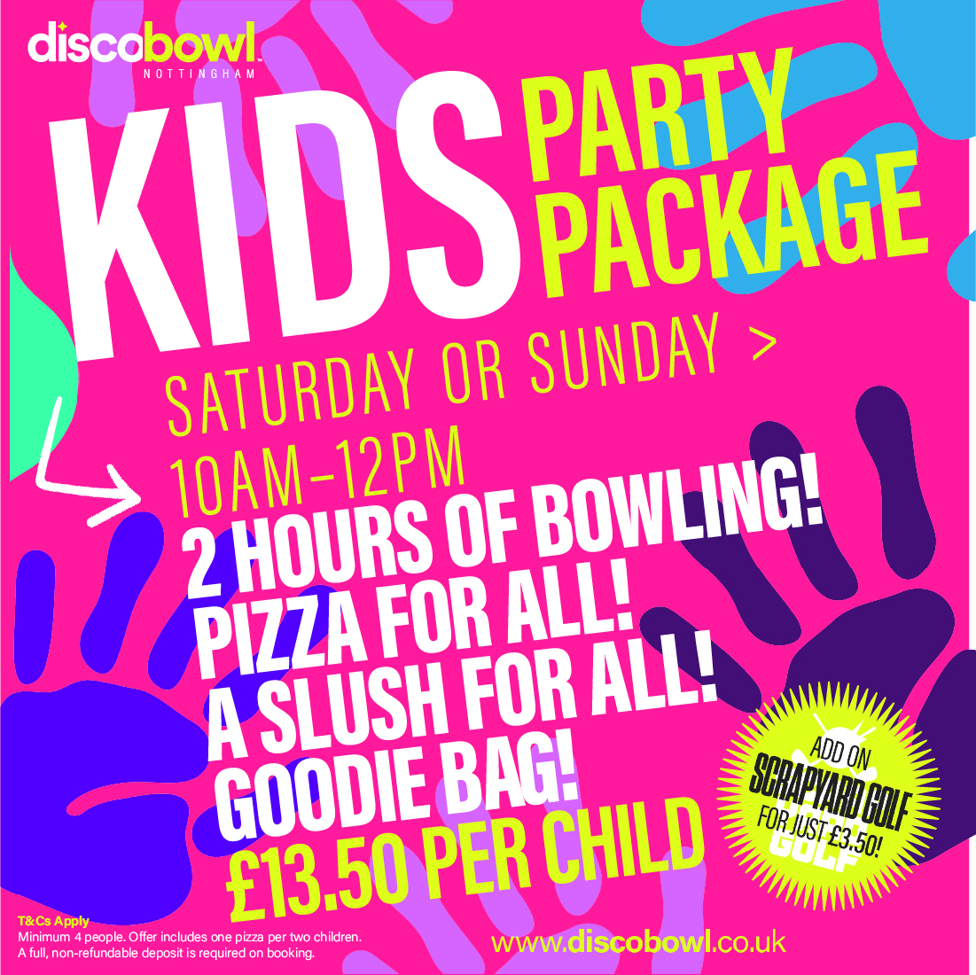 Discobowl Nottingham Facebook ad