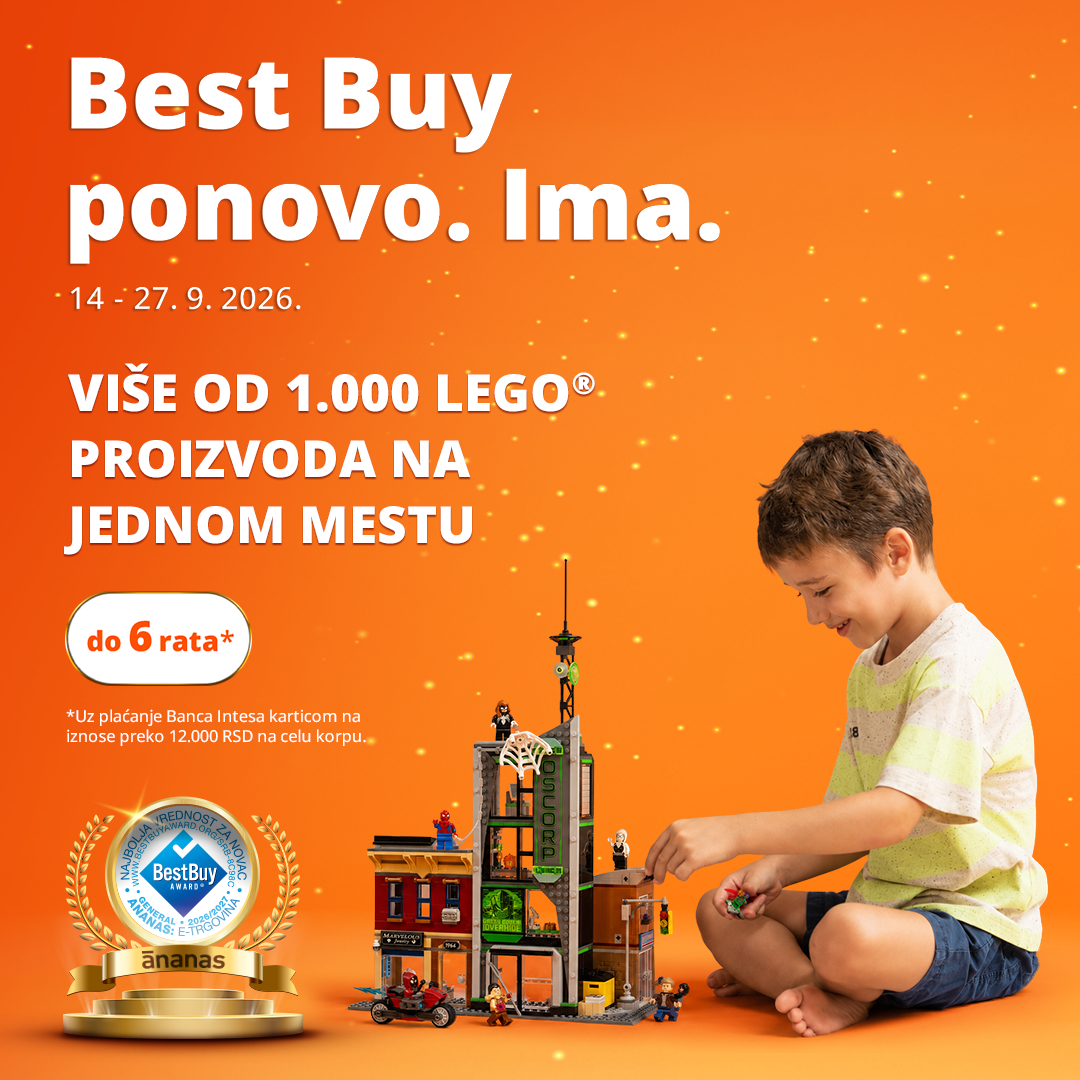 Ananas.rs Facebook ad: Veliki LEGO izbor. Ima.
