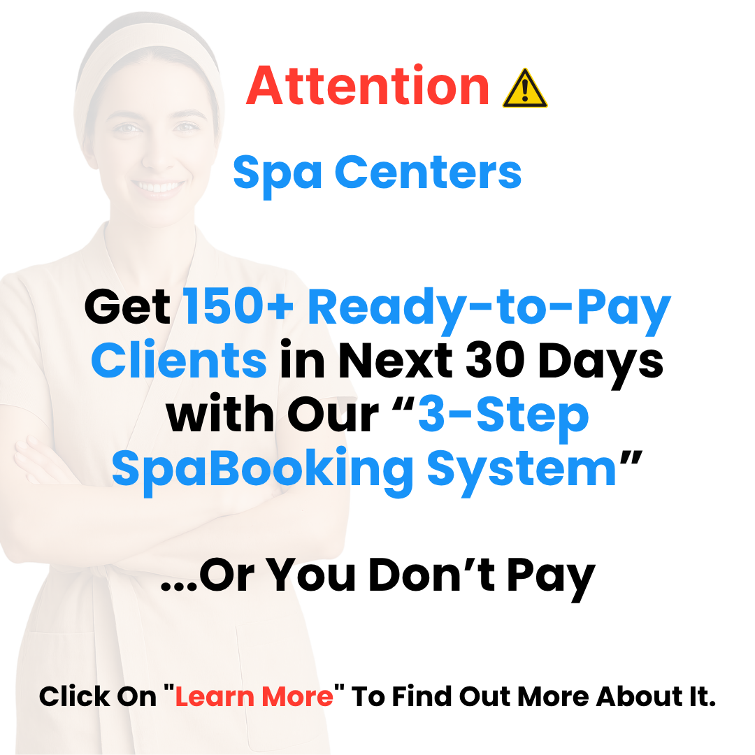 SpaBooking Facebook ad