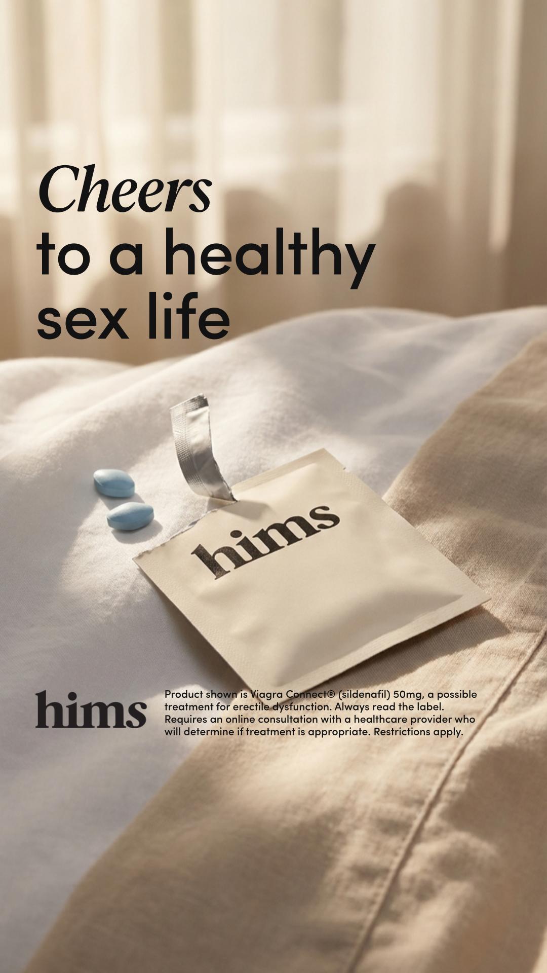 hims Facebook ad