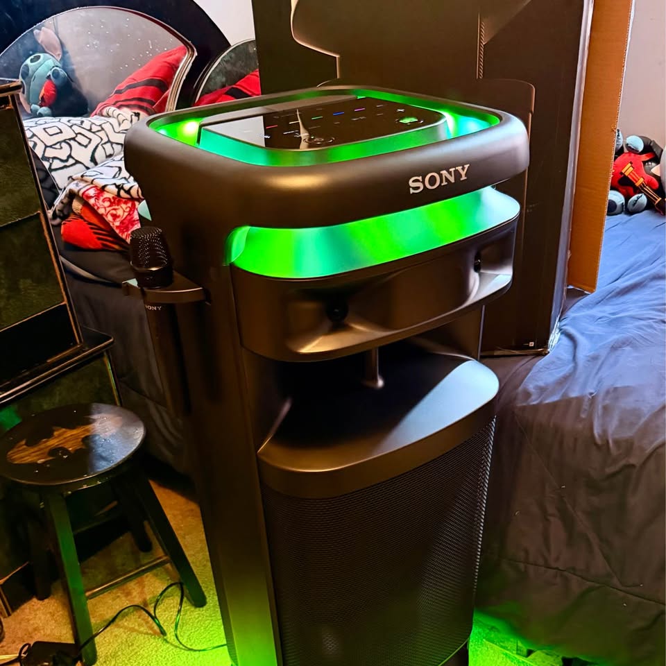 Jorge Giron Facebook ad: Sony ~ ULT Tower 10 Bluetooth Party Speaker ~ ULT Bass…