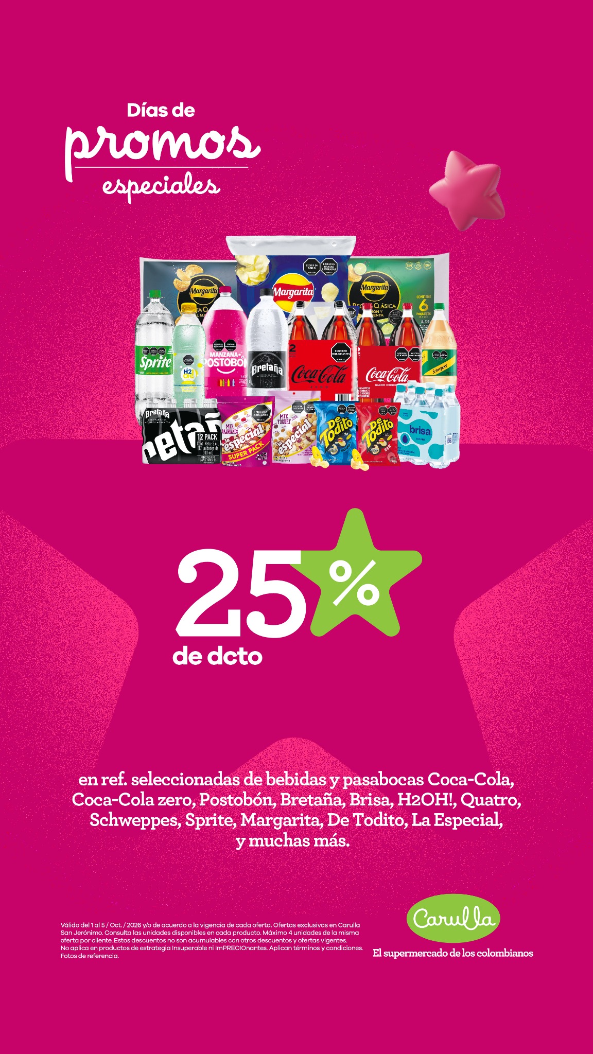 Carulla Facebook ad: ¡Todo para tu celebración está aquí!
