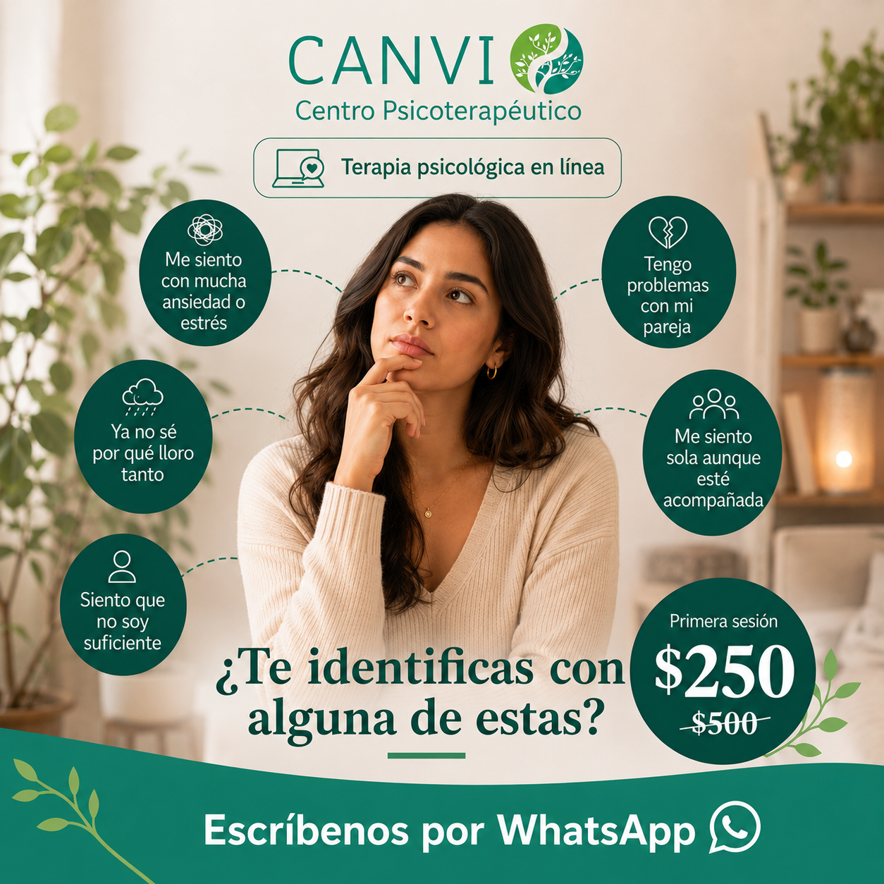 CANVI Centro Psicoterapéutico Facebook ad