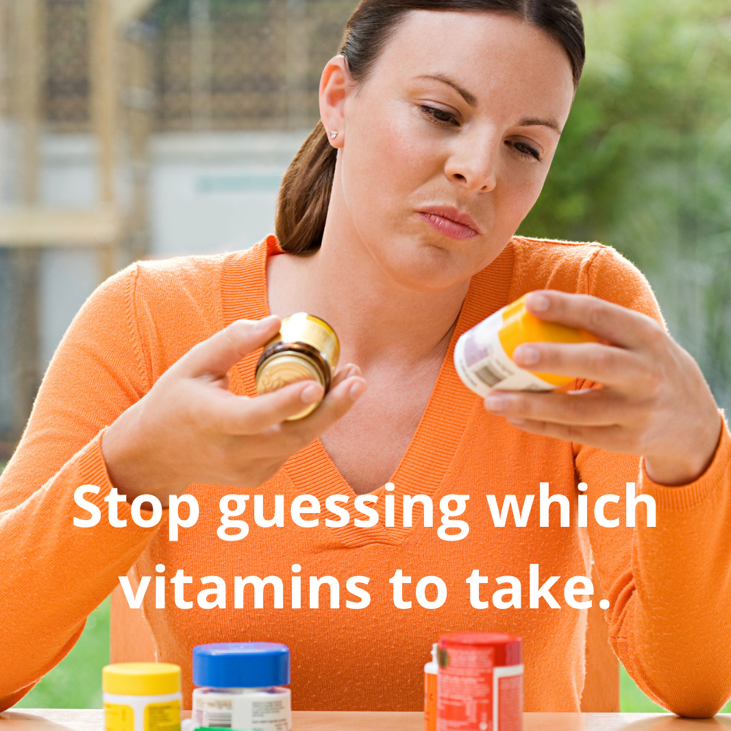 NutriKey Facebook ad: Stop Guessing. Get Personalized Guidance