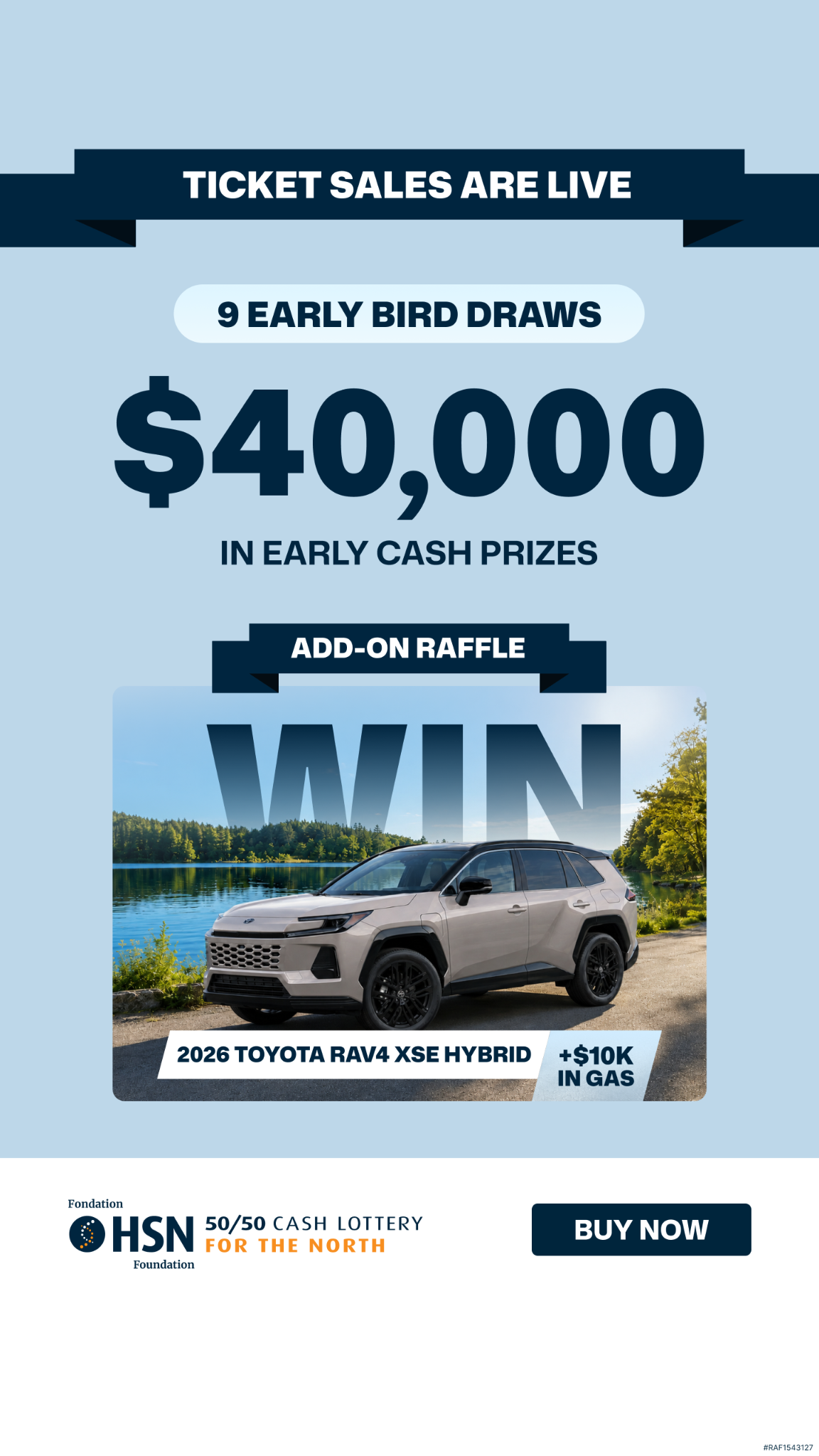 HSN 50/50 Facebook ad