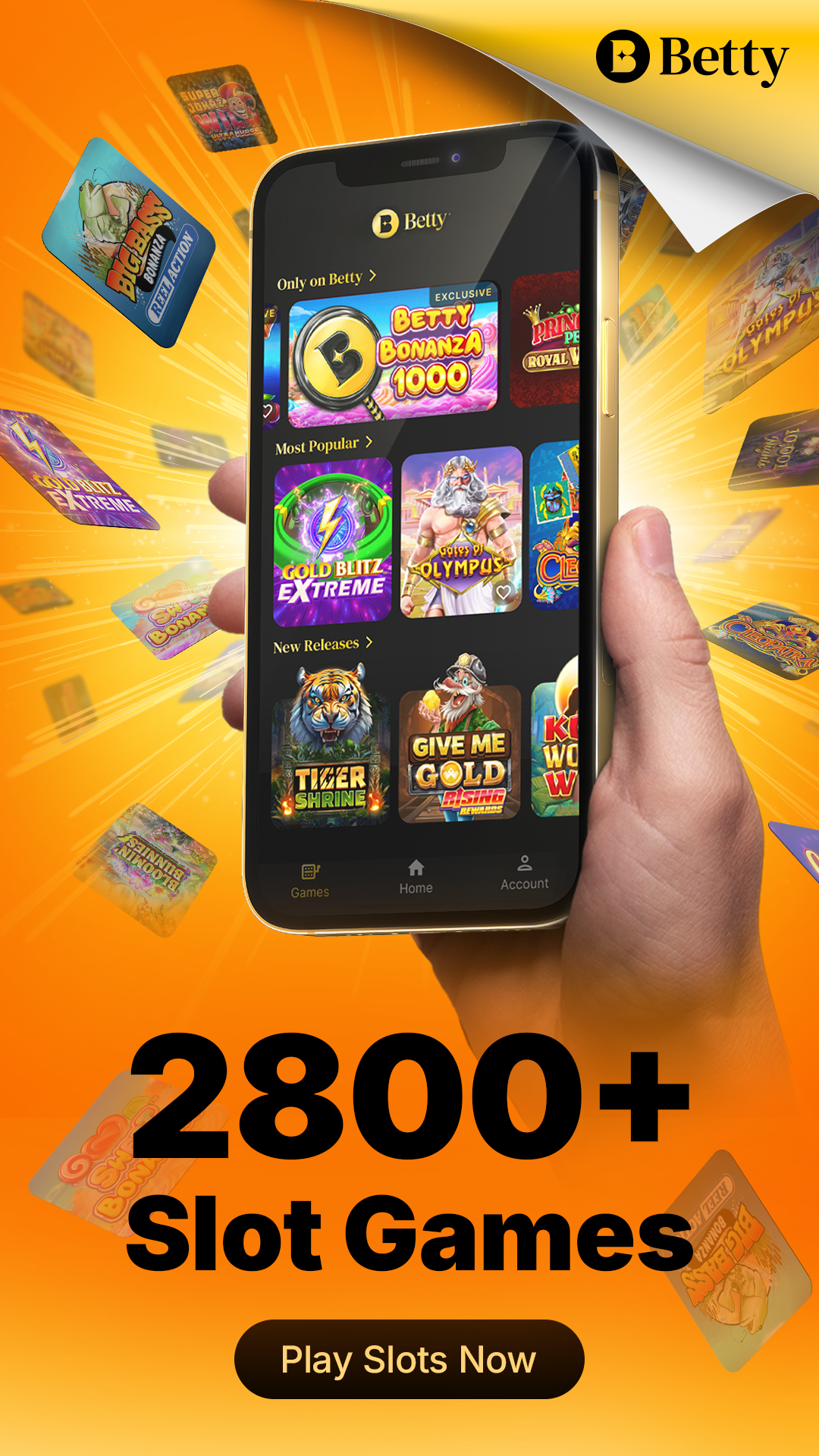 Betty Online Casino Facebook ad