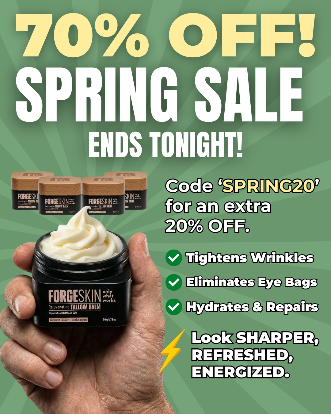 Forge Men Facebook ad