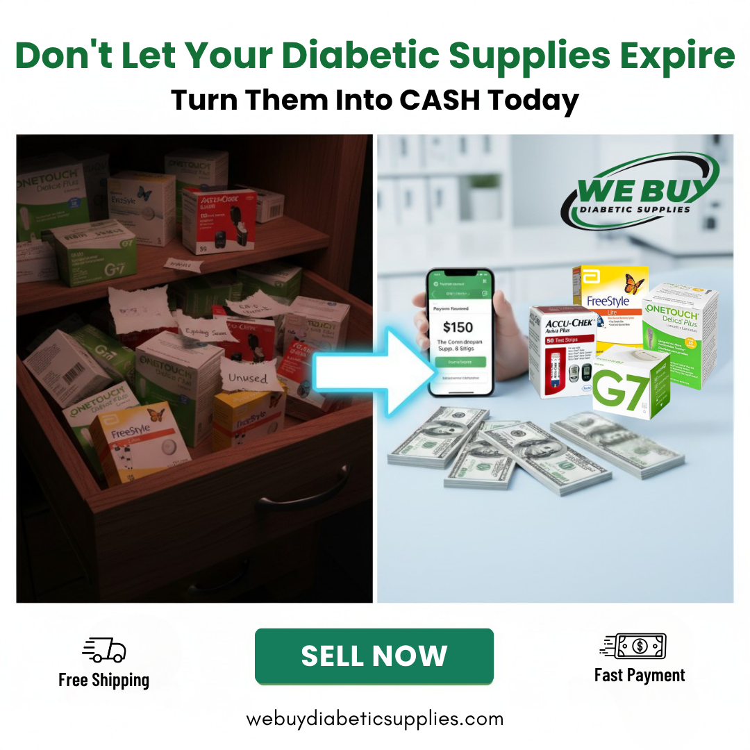 We Buy Diabetic Supplies Facebook ad