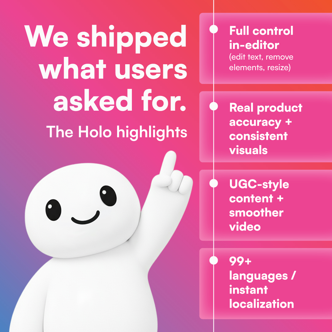 Holo Facebook ad