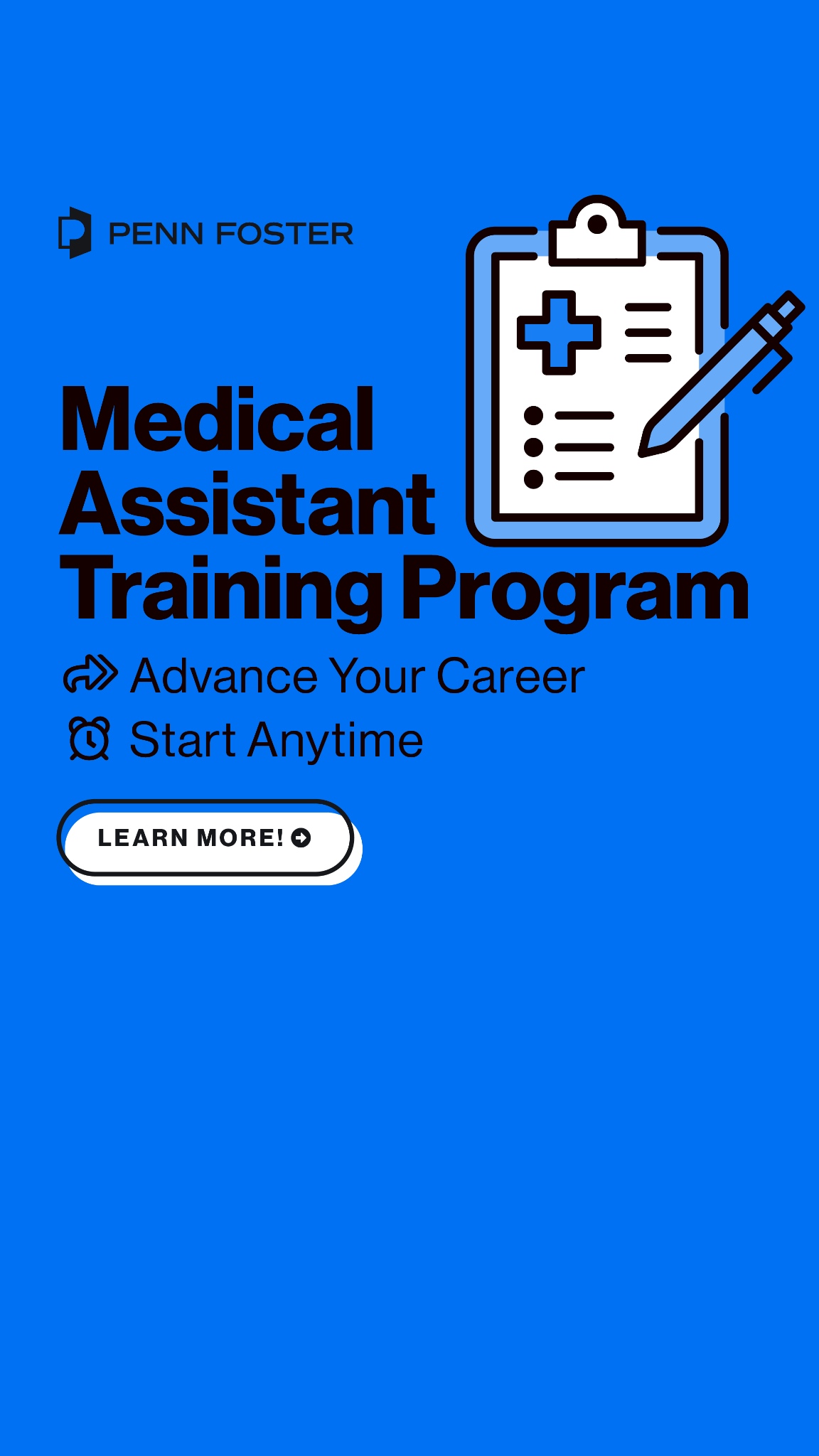 Penn Foster Facebook ad