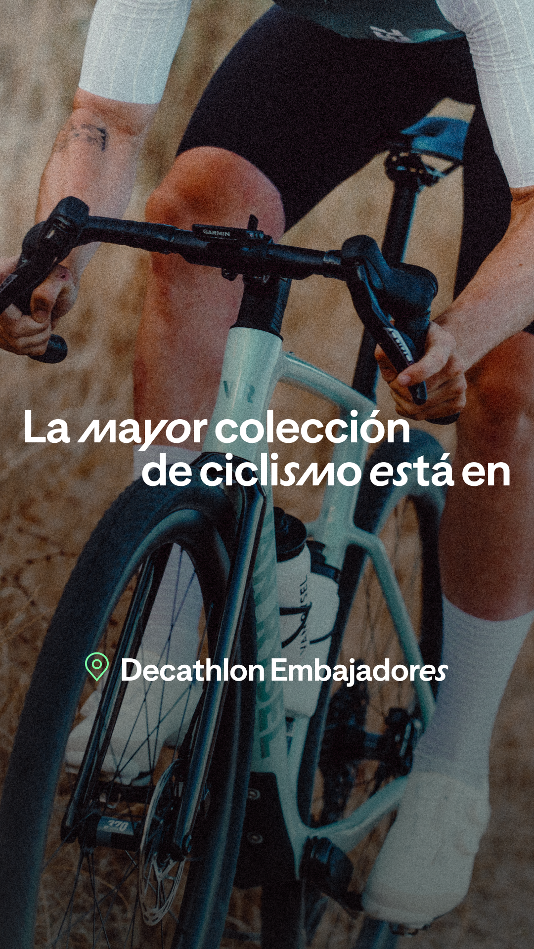 Decathlon España Facebook ad: Tienda Ciclismo Madrid Embajadores | Especialistas…