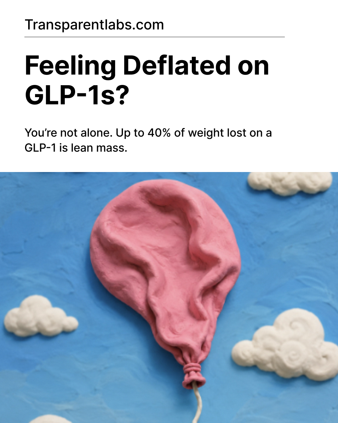 Transparent Labs Facebook ad
