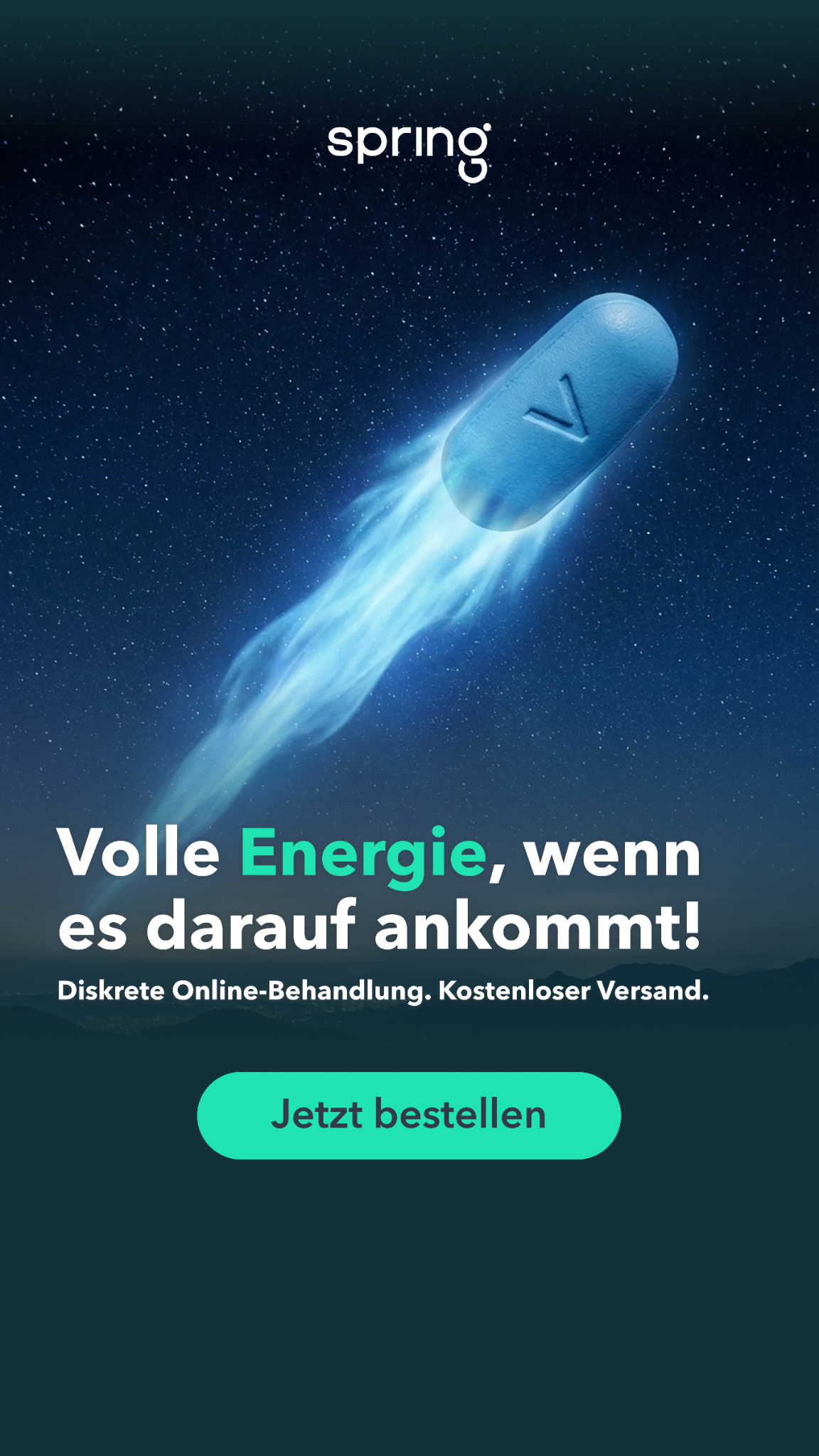 GoSpring Männergesundheit Deutschland  Facebook ad