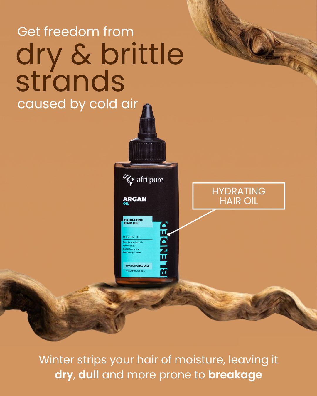 Afripure Zambia Facebook ad: Winter is coming and it loves to strip…