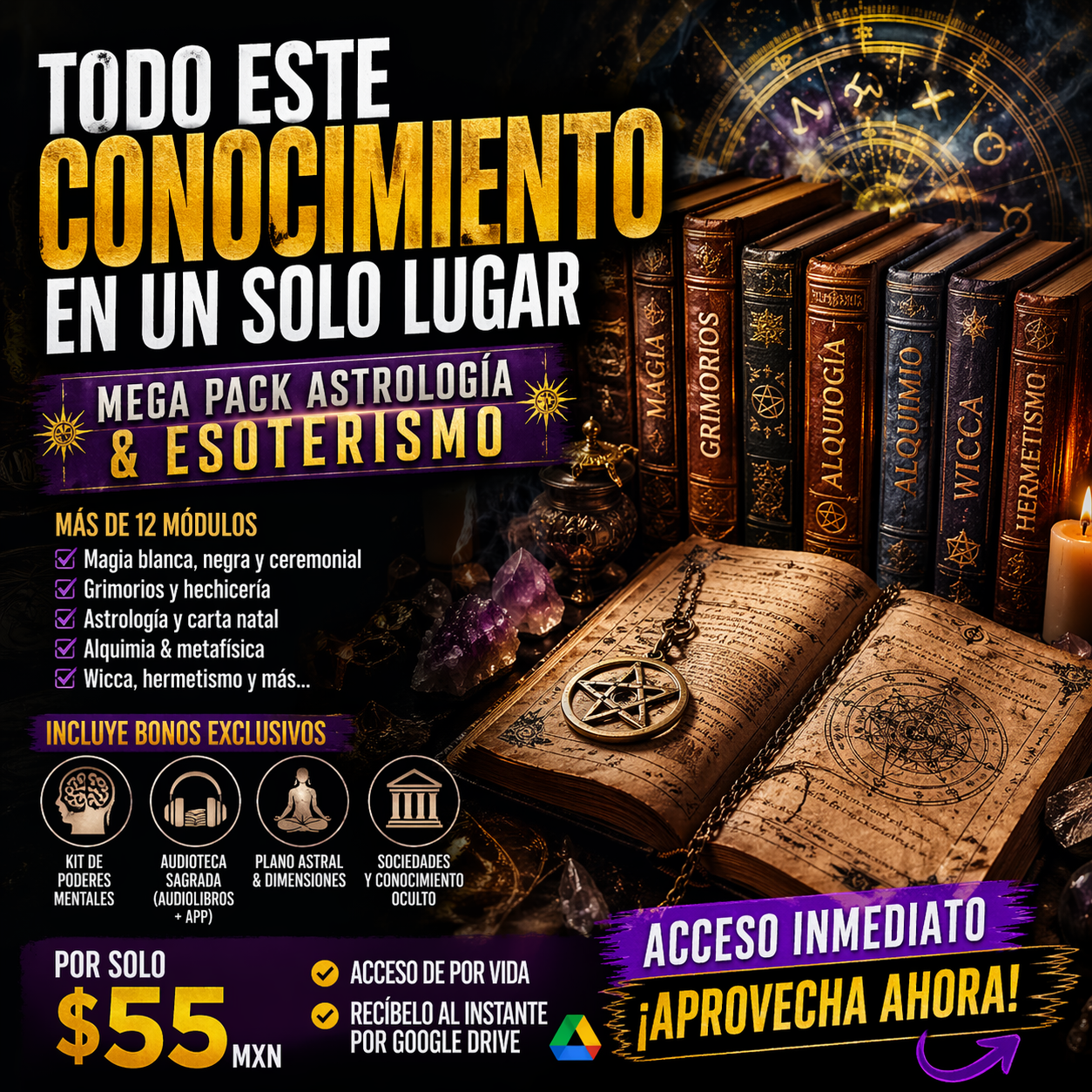 Código Arcano Manifestación Facebook ad