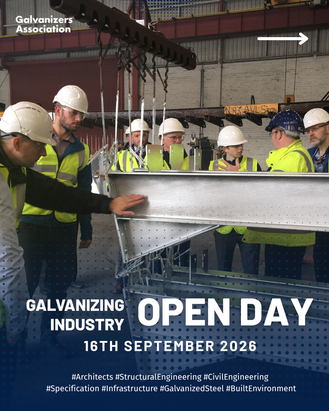 Galvanizers Association Facebook ad: Free Plant Tour Near You