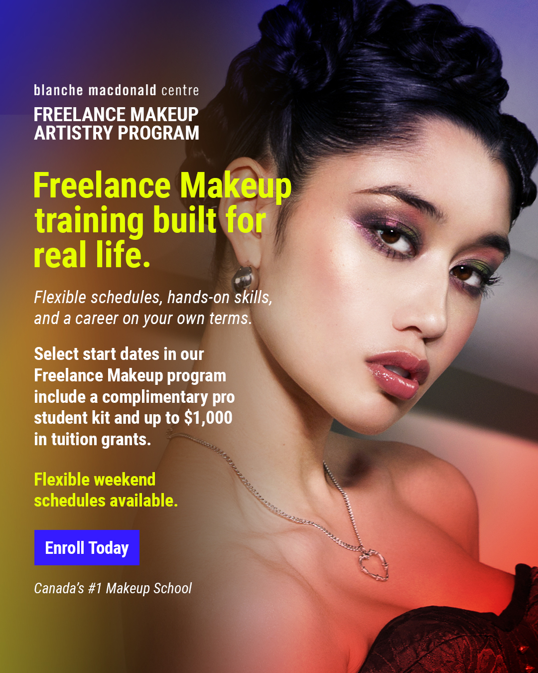 Blanche Macdonald Centre Facebook ad