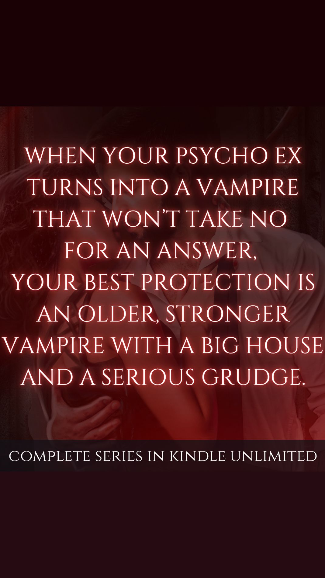 J.D. Monroe Facebook ad: Complete Vampire Romance Book Series in KU