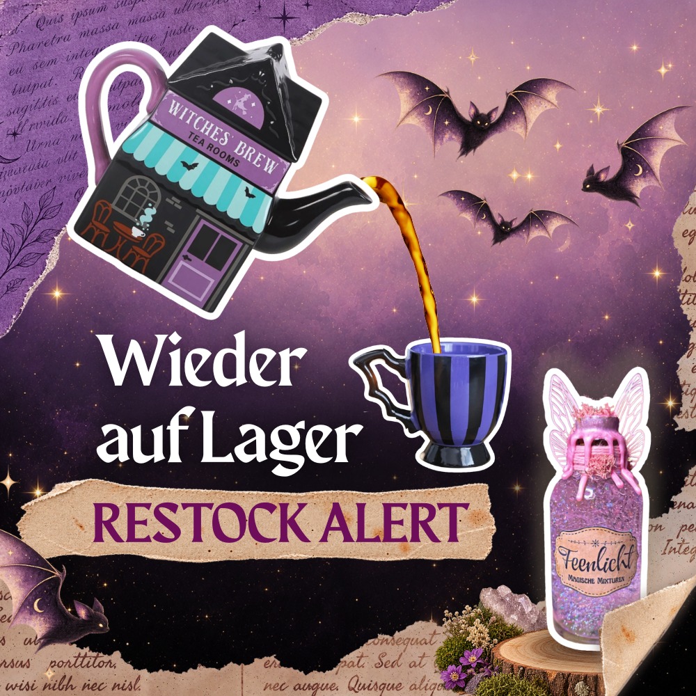 ZauberMerch Facebook ad: RESTOCK ALARM: Neben einigen langersehnten whymsical &…