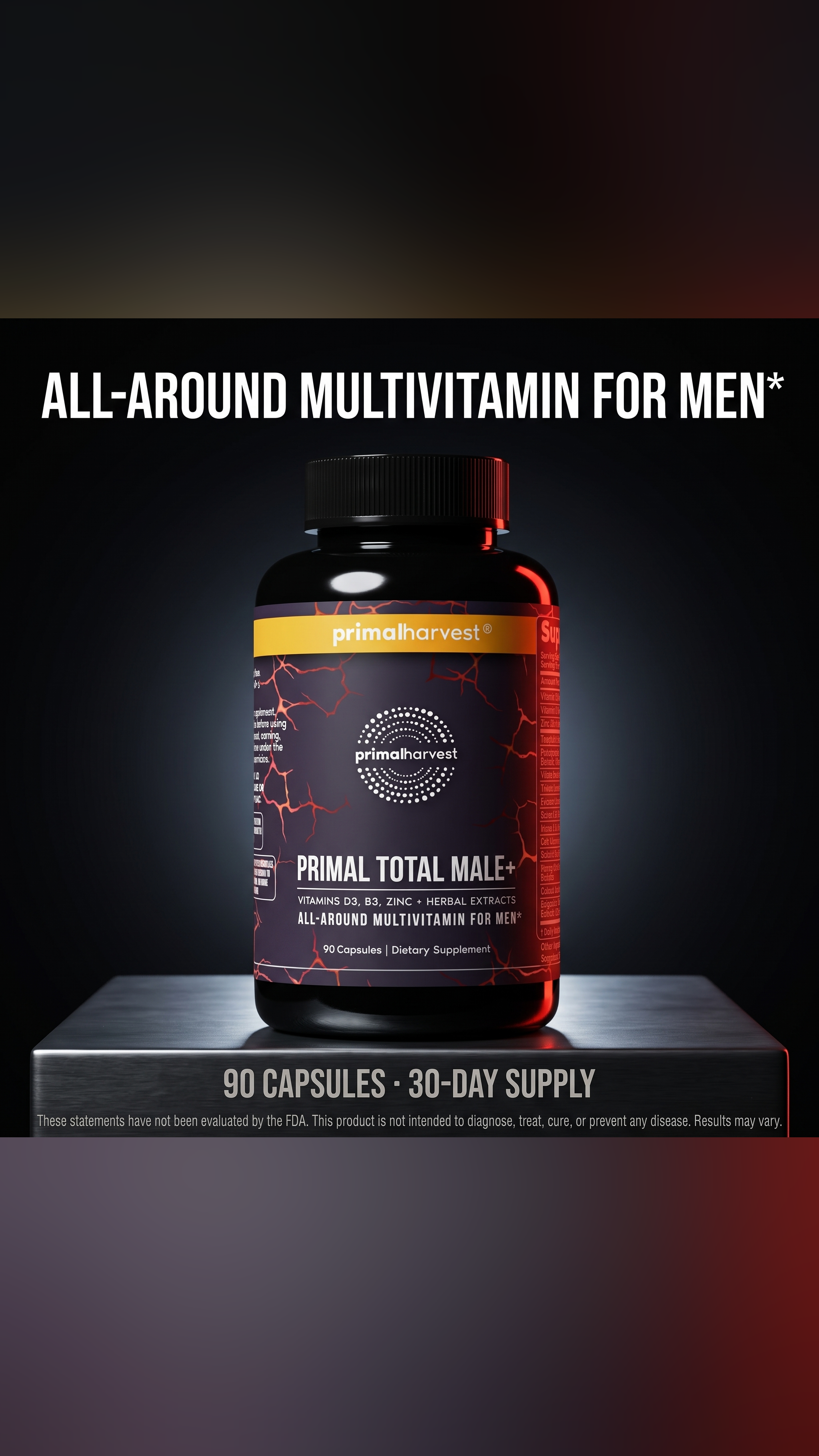 Primal Harvest Facebook ad: Support Healthy Hormone Levels