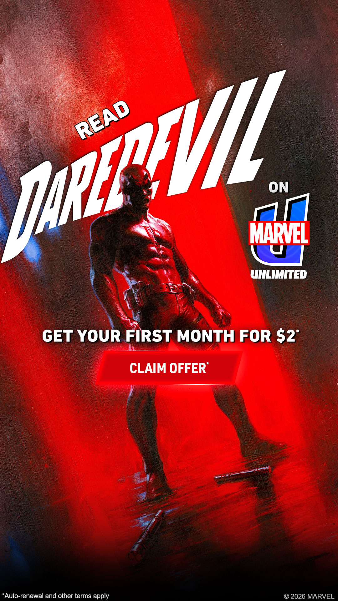 Marvel Facebook ad